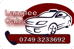 Langlee Cabs calling card